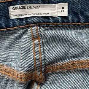 Garage Blue Denim Straight Jeans